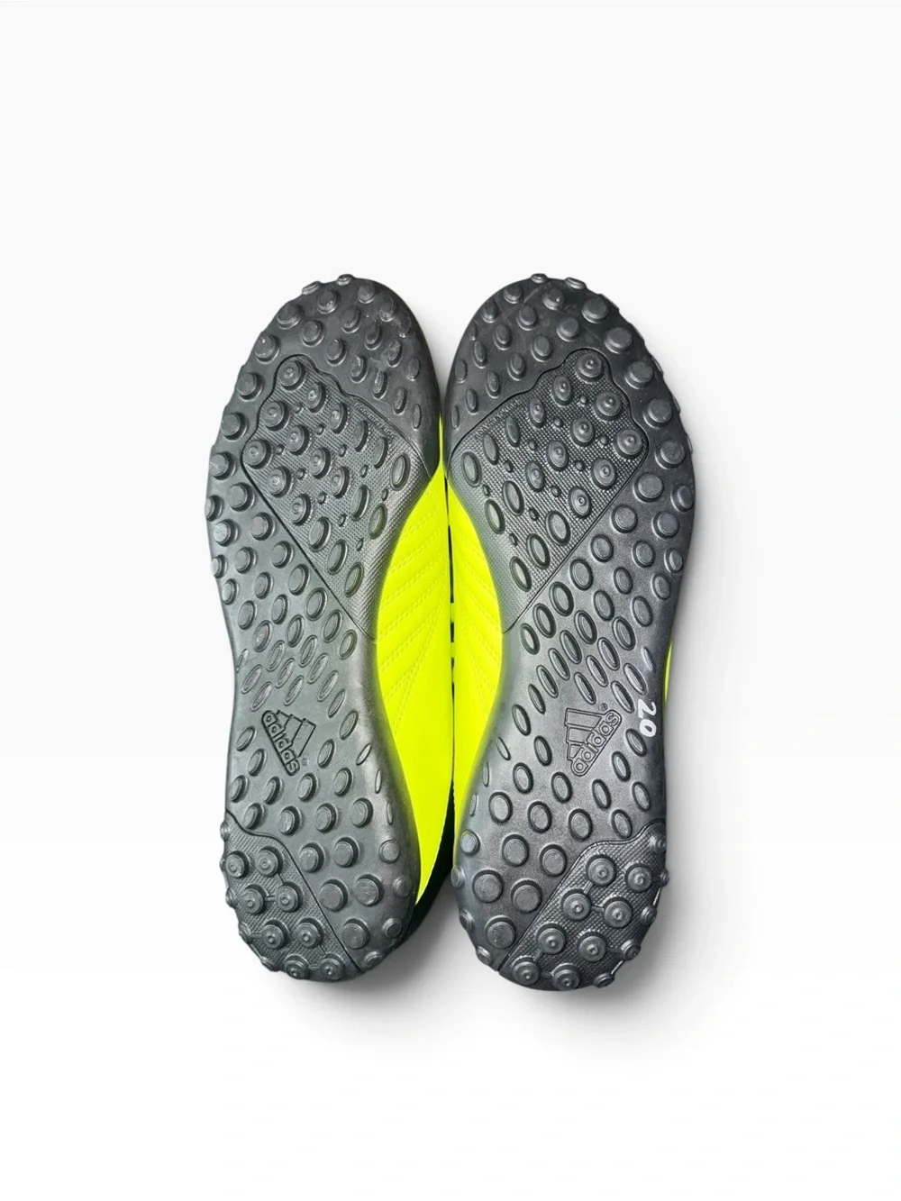 adidas Neon Green and Black Men's Soccer Shoes